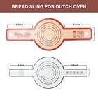 Silicone Bread Sling For Dutch Oven  Non-stick   Easy Clean Round  2pcs Round