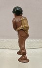 Vintage Barclay Manoil Wwii Lead Metal Infantry Soldier Walking W  Flame Thrower