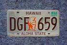 1992 Hawaii  King Kamehameha  License Plate