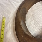 Antique Wooden Block Hat Brim Mold Millinery Form 6 7 8             