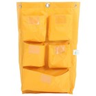  Janitorial Cart Bag High Capacity For Industrial Cleaning Products Housekeeping