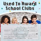 Double Side Big Checks For Presentations   32x13 5 In Dry Erase Giant Check Fund