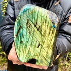 4lb Natural Gorgeous Labradorite Quartz Crystal Stone Specimen Healing