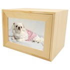 Pet Urn For Ashes Wooden Memorial Urn Dogs   Cats With Photo Frame - Photo Frame