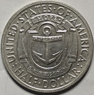 1936 Commemorative 50c Rhode Island  au High Grade  - Very Rare On 20 013       