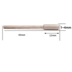 1mm 4mm Diamond Grinding Head Grit 600  1200  Polishing Wheel For Dremel Rotary