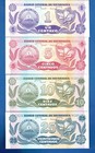 Nicaragua 1 5 10 25 Centavos P- 167 P-168 P-169 P-170 Unc Banknotes Set   1