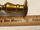 Antique Old English Push Up Gold Brass Heavy Candlesticks  12     Tall