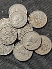 George Vi Sixpence 6d - Excellent Coins - Free Shipping - Mixed Dates- Nice 