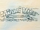 Ultra Rare - Miami Vice Tv Show Original Film Crew T-shirt  authentic From 1984 