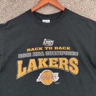 Vintage 2001 Nba Finals Lakers Championship T Shirt Men s Large Kobe Bryant