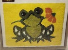 Caron Latch Hook Pattern Pre-printed Canvas  frog   27 x20     Sealed