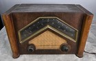 Vintage 1946 Zenith 6d029 Console-tone Boomerang Tube Radio Works