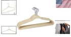 Ivory 10-pack Velvet Huggable Hangers - Non-slip  Slim Design For Closet Beauty