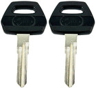 2 Pack For Select Saab Key Blanks 1974-1993 Plastic Head Ym22ap Sb1 Saa1-p X52