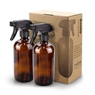 Glass Spray Bottle  Amber Glass Spray Bottle Set   Accessories For Non-toxic Win