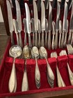 Vintage 1847 Rogers Argosy Silverplate Flatware Set Of 112   Case