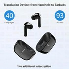    timekettle M3 Language Translator Earbuds - Two-way Translator Device - Black