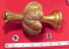 Vintage Solid Brass Architectural Newel Post Finial Banister Stairs 6in 3 lb