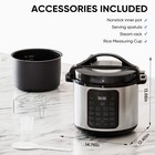 Pressure Cooker Pot 6qt  8qt 12-in-1 Pressure Cooker Bundle
