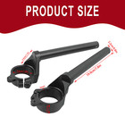 For Yamaha Yzf R3 Yzf-r3 2019-2025 2020 Black Handle Bars Handlebars Clip On