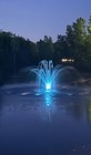 Floating Pond Fountain - 10 000 Gph - 1hp- 125ft Power Cord-  Aerator- Light Kit