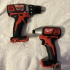 Milwaukee M18 Brushless Drill driver And Impact Driver Set  tools Only  Open Box