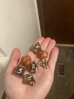Polyhedral Dice Set Of 7 Small Customized Poly Set Resin D d Rpg Ttrpg Mtg