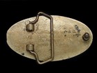 Ua15105 Vintage 1970s   case Xx   Knife Maker Solid Brass Belt Buckle
