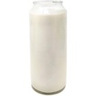 3pcs White Glass Jar 9-day Prayer Candles Vegetable Wax Memorial Emergency Decor