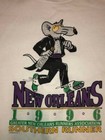 Southern Runner Vtg 90s 1996 New Orleans Track Sweater Sweat Shirt T Saints Rat