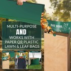 Bag Boss Lawn   Leaf Bag Holder   Designed For Plastic   Paper Yard Waste Bags