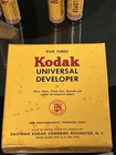 Vintage Photography Kodak Universal Developer With 4  Tubes