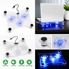 Laptop Cooling Pad 3 Fans Usb Cooler Led Stand Radiator For Pc Notebook