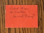 The Beatles Concert Ticket 1964 Atlantic City 