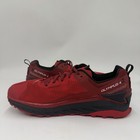 Mens Altra Olympus 4 Trail Running Shoes Size 13 Used Vibram Trail Hiking Red