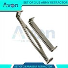 Set Of 4pcs Spreaders 6  Farabeuf Retractors   8 5  Us Army Navy Retractors