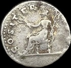 Ancient Roman Silver Coin  Vespasian Denarius 69-79 A d  - Scarce Coin