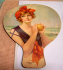 Two 1900s Victor Records Victrola Advertising Hand Fans  Little Valley  Ny
