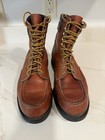 Vintage Usa Red Wing 404 Moc Toe Super Sole Leather Work Boots Men s Us 11 C