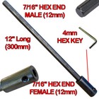 Hole Saw Arbor And Extension Kit 1 2  Hex For All Size Hole Saws 5 8 In To 10 In