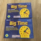 Big Time Learning Clocks Twelve Four-inch Geared Learning Resource  lrnler2202 