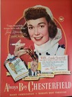 Vintage Chesterfield Cigarette Print Ads Ephemera Wall Art Decor Lot 2