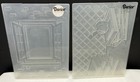 Sizzix Darice School Window Bingo Embossing Folders Lot Of 4