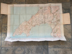 O-s Map 1933 Portmaddoc   Criccieth Cloth Backed  Very Nice Condition  See Pics 