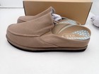 Yolis Men s Slippers With Arch Support Moccasin Indoor outdoor Size 11 Brown