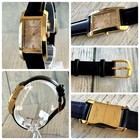 Burberry Bu9509 Rectangular Gold Watch Quartz Ladies Japan Used Authentic 065028