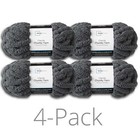 Mainstays Chunky Chenille Yarn  31 7 Yd  Charcoal  100  Polyester
