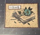 Flower In Bible Religious Sympathy Card Kit Made With Some Stampin Up 
