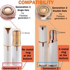 Facial Hair Remover Replacement Heads  Compatible With Finishing Touch Flawless
